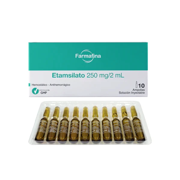 ETAMSILATO AMPOLLAS 250MG/2ML X ( CUAGULCAL)