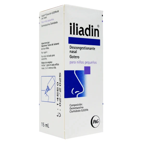 ILIADIN INFANTIL GTS 15 ML-OXIMETAXOLINA 0.025%