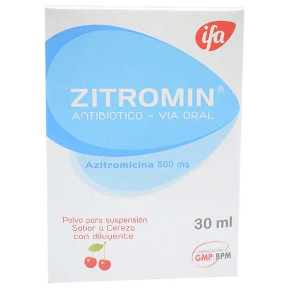 ZITROMIN 500 MG X 30 ML azitromicina