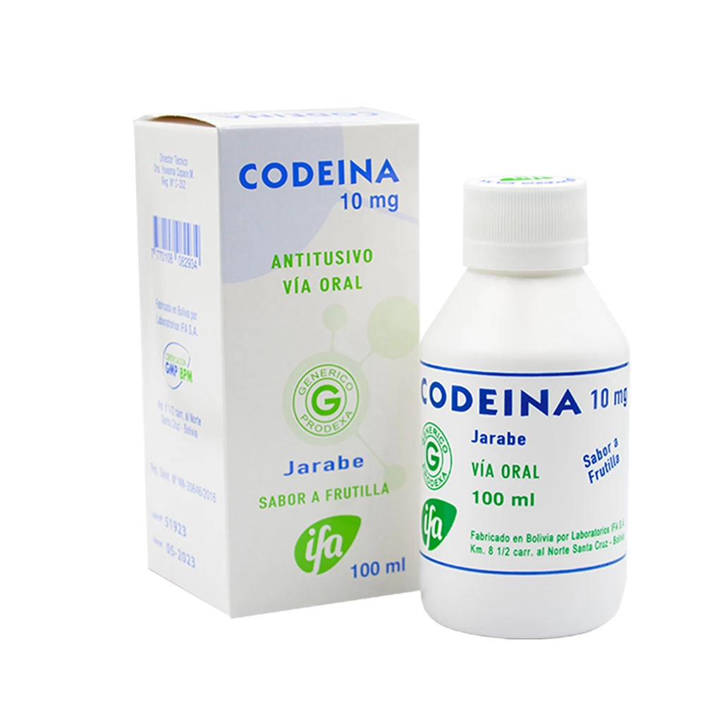 CODEINA JARABE 10 MG 100 ML PRODEXA