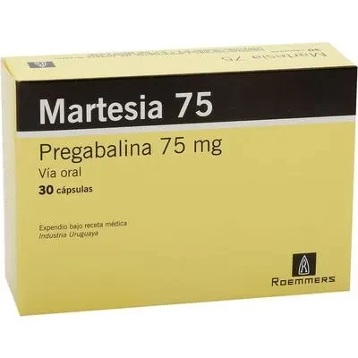 MARTESIA 75 MG X 30 PREGABALINA