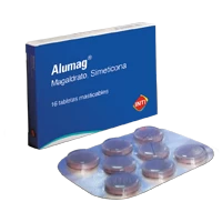 ALUMAG (ANTIACIDO- ANTIFLATULENTO )X16tabs masticables