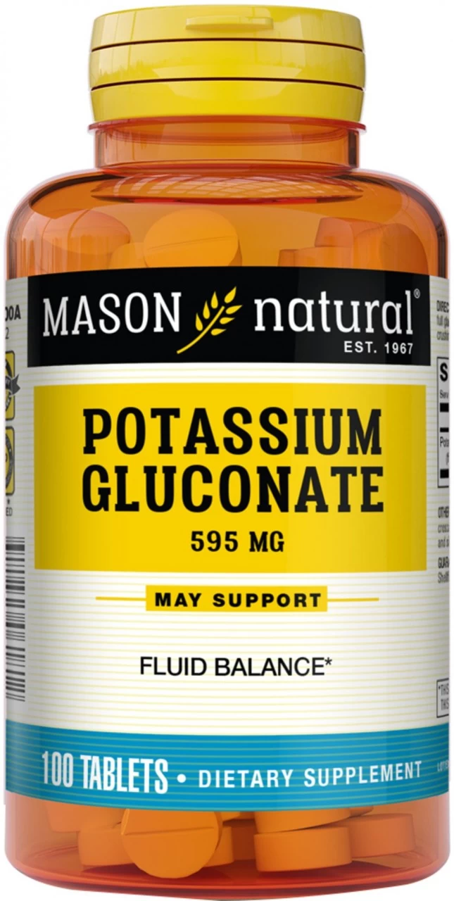 POTASIO GLUCONATO 595 MG X 100 TAB