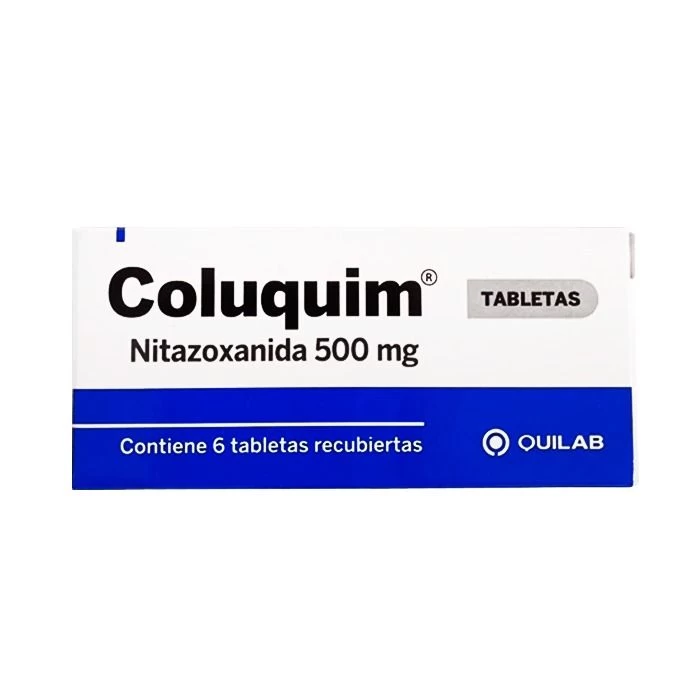 COLUQUIM 500 MG X 6 COMP (NITAZOXANIDA)