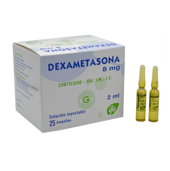 DEXAMETASONA 8 MG X 1 AMP TECNOMED