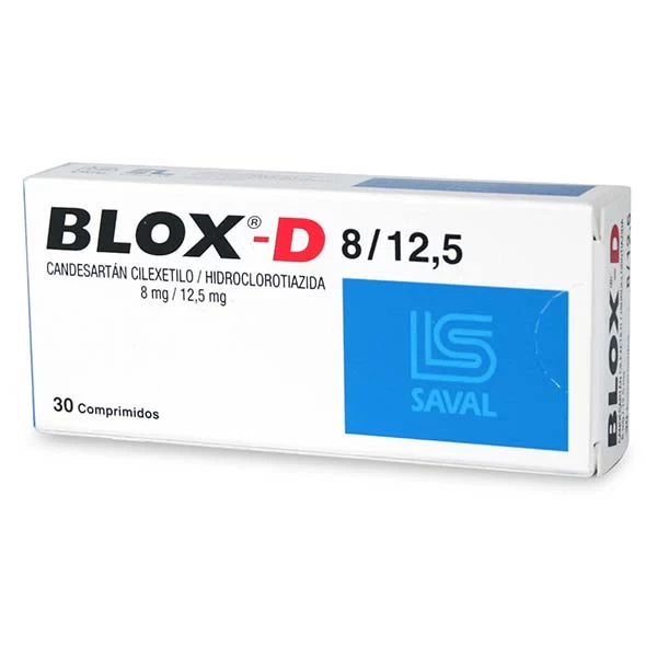 BLOX D 8/12.5 X 30 (CANDESARTAN+Hidroclorotiazida)