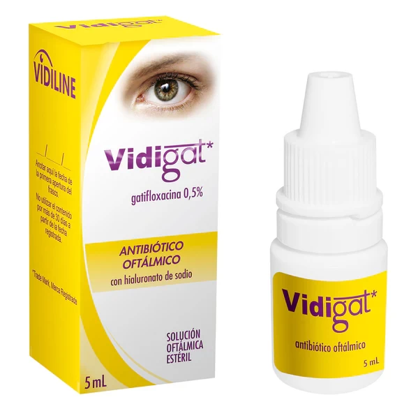 VIDIGAT 0.5 % GTAS FCO X 5 ML GATIFLOXACINO