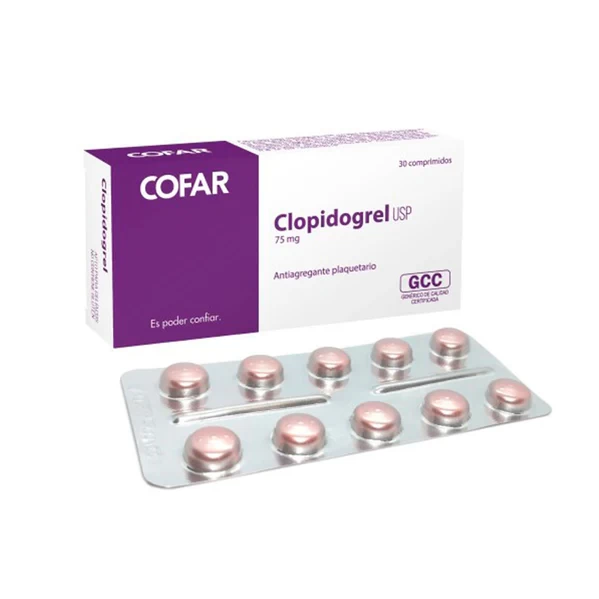 CLOPIDOGREL 75 MG X 30 COFAR