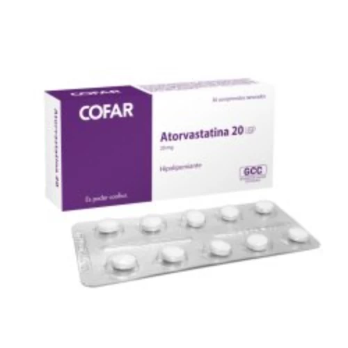 ATORVASTATINA 20 MG X 30 COFAR
