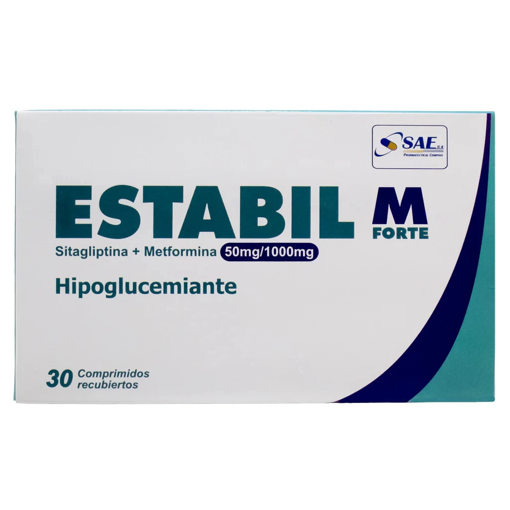 ESTABIL M FORTE (SITAGLIPTINA50/ METFORMINA 1000mg)
