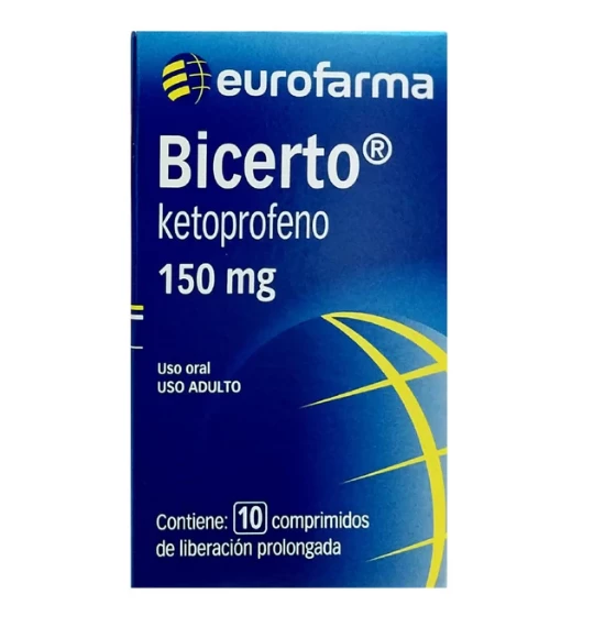 BICERTO KETOPROFENO 150 MG X 10 COMP