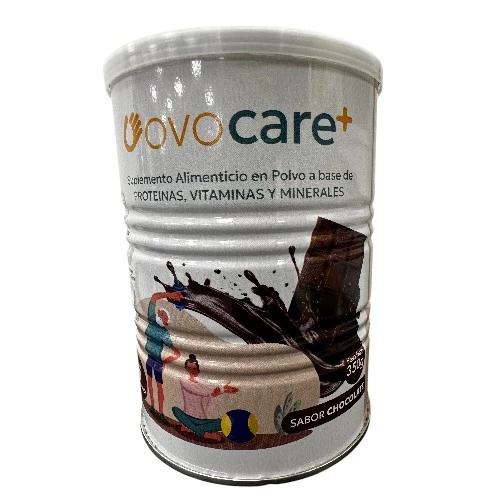 OVOCARE SABOR CHOCOLATE X 350 GRS ( EN BASE A CLARA DE HUEVO) REF. 0239