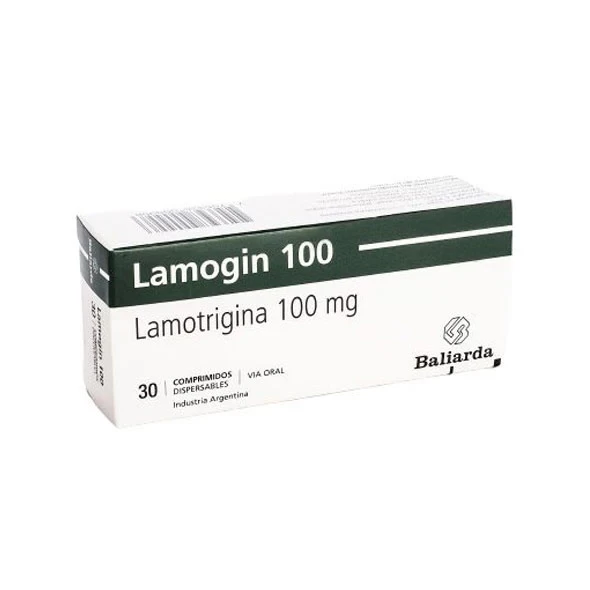 LAMOGIN 100 (LAMOTRIGINA 100 MG ) X 30 COMP