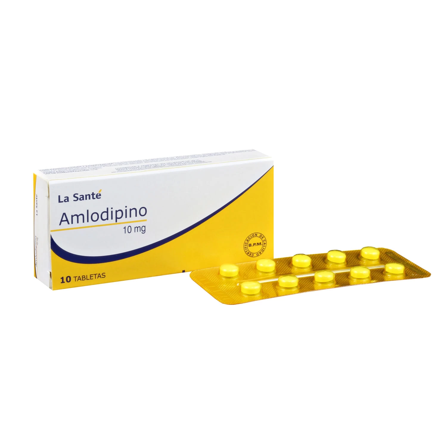 AMLODIPINO 10 MG X 10 LA SANTE