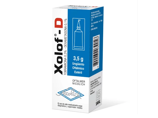 XOLOF D UNGUENTO OFTALMICO 3,5 GR TOBRA+ DEXA