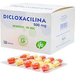 DICLOXACILINA 500MG ANTIBIOTICO VIA ORAL