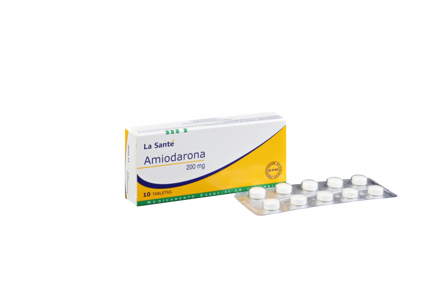 AMIODARONA 200 MG X 10 COMP LA SANTE