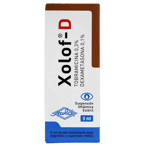 XOLOF D SOLUCION OFTALMICA 5 ML TOBRA+ DEXA