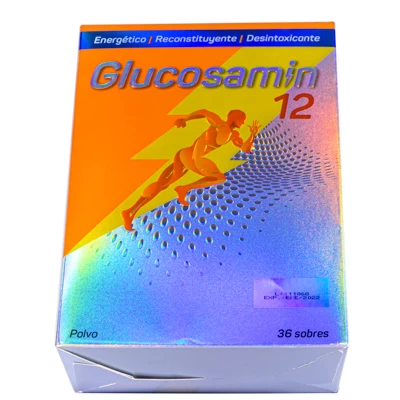 GLUCOSAMIN 12 POLVO / DEXTROSA +B1+B6+B12 x 36 sobres