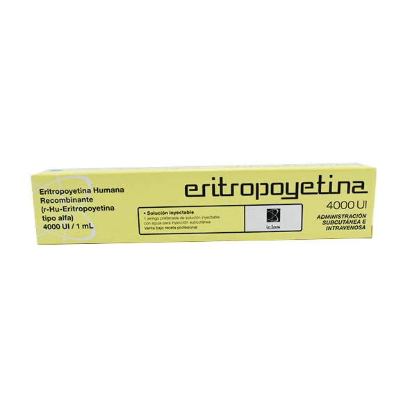 ERITROPOYETINA 4000 UI X 1 JERINGA