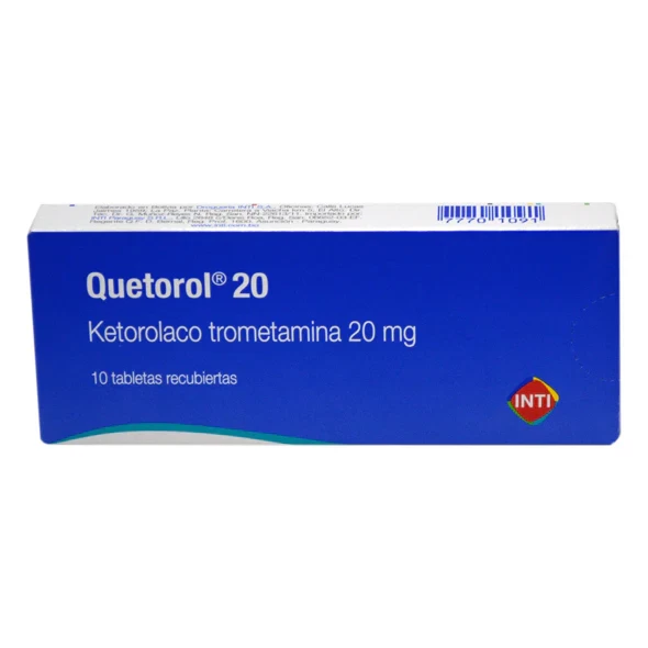 QUETOROL 20 MG. X 100 (KETOROLACO)