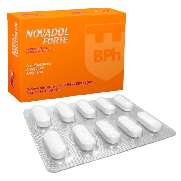 NOVADOL FORTE ( DICLOFENACO +PARACETAMOL) X 30 COMP