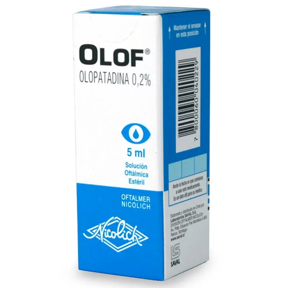OLOF 0,2% COLIRIO X 5 ML OLOPATADINA