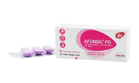 AFUNGIL FD X 6 COMP ( ITRACONAZOL 133.33 MG+SECNIDAZOL 666.67 MG)
