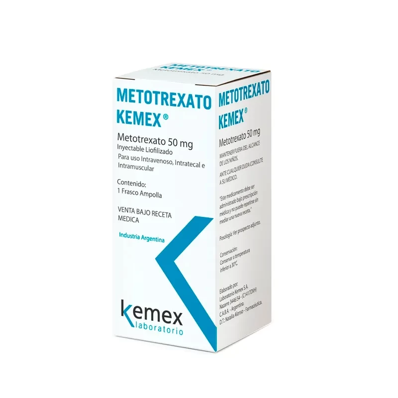 METOTREXATO KEMEX 50 MG X 1 FCO