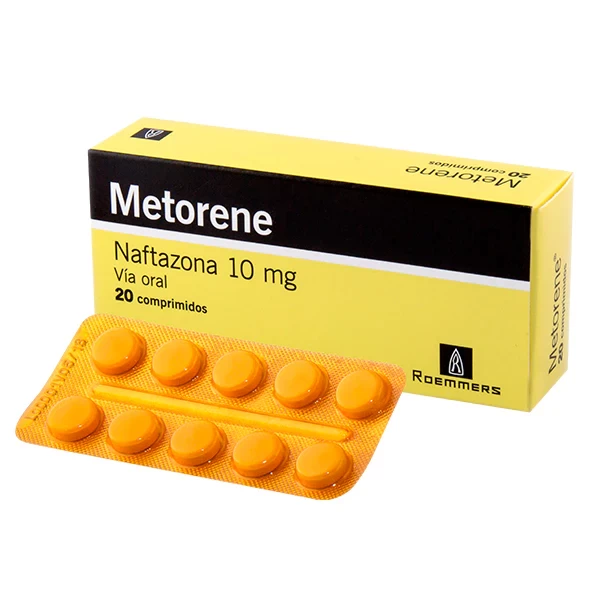 METORENE 10 MG X 20 -(NAFTAZONA