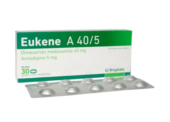 EUKENE A 40/5  MG (OLMESARTAN MEDOXOMILO 40MG+AMLODIPINO 10MG) X 30comp