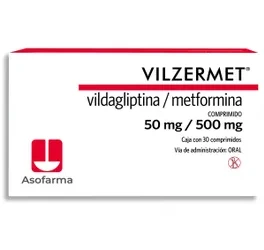 VILZERMET 50MG/500 MG X 60 COMP X CJA