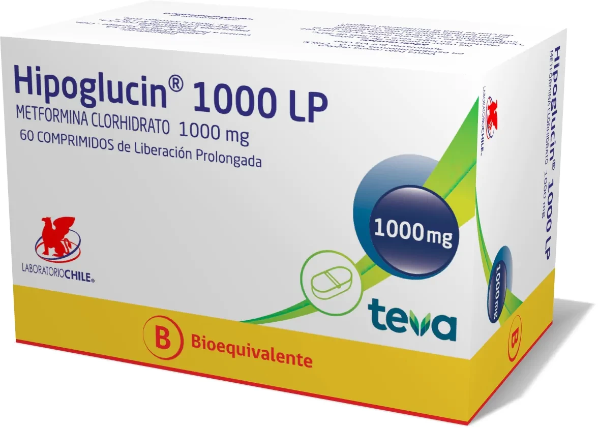 HIPOGLUCIN LP 1000 MG X 30