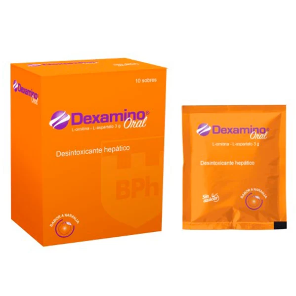 DEXAMINO ORAL X 10 SOBRES SABOR NARANJA