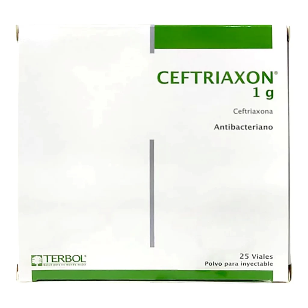 CEFTRIAXON 1 GR I.M. I.V. X 25 VIALES