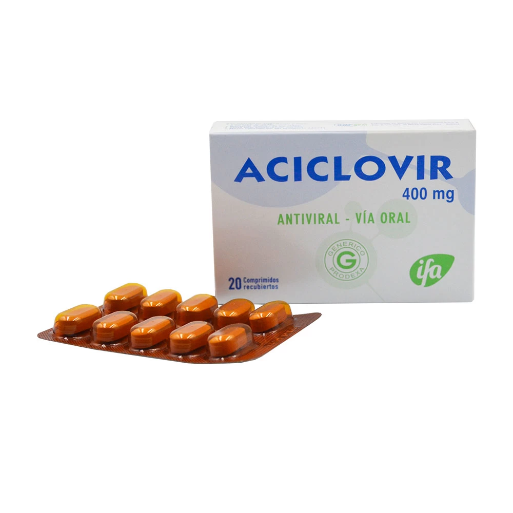 ACICLOVIR 400 MG X 20 PRODEXA