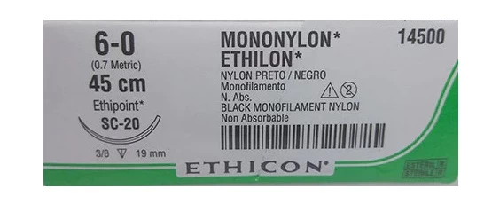 MONO # 6-0 C/AG.2.0 CM 14500 caja x 24