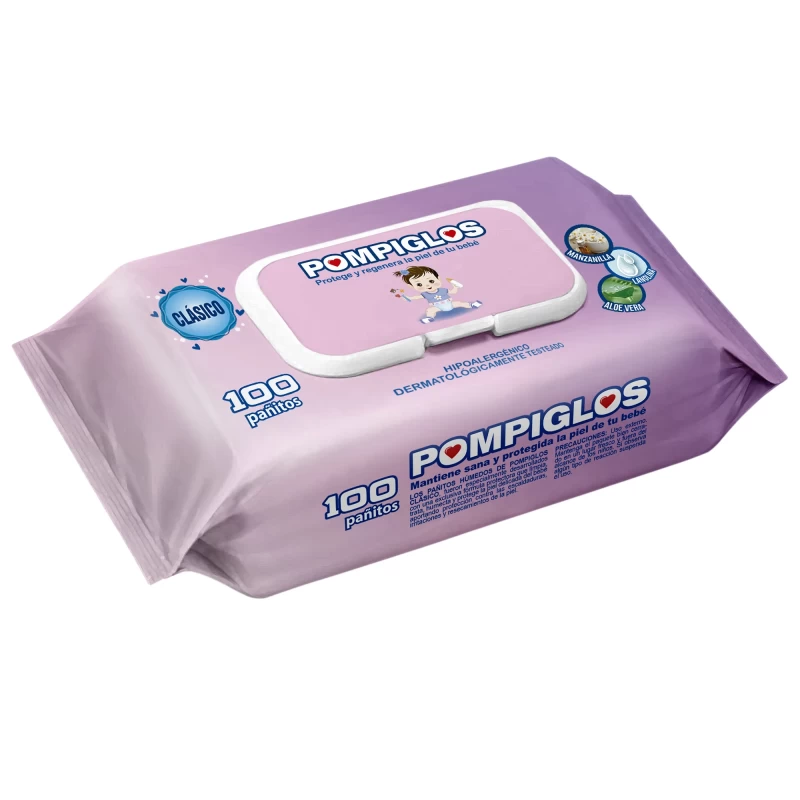 POMPIGLOS PAÑITOS CLASICO X 100
