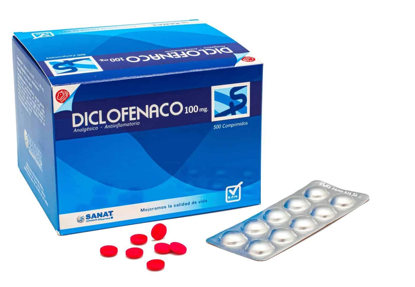 DICLOFENACO 100 MG X 500 SANAT