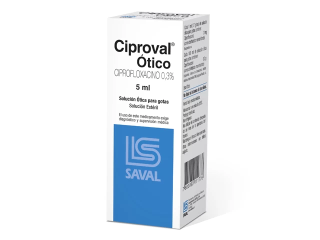 CIPROVAL OTICO 5 ML