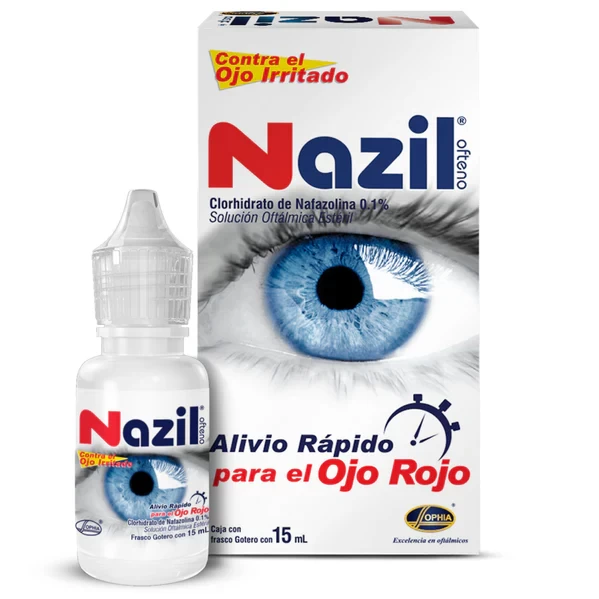 NAZIL OFTENO GOTAS 15 ML(NAFAZOLINA)