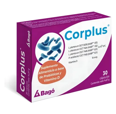 CORPLUS AB 21 X 30 CAP (PROBIOTICO + VIT D)
