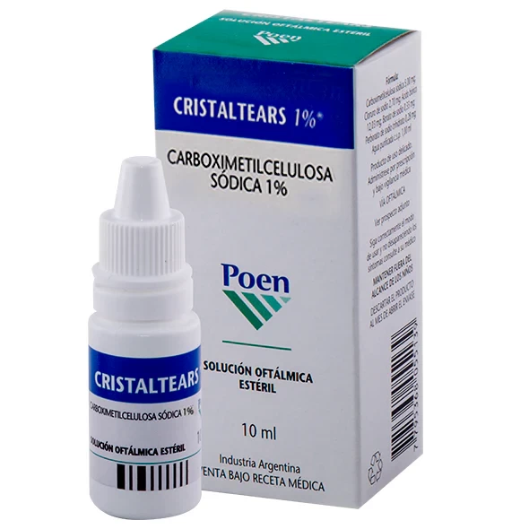 CRISTALTEARS 1 % COLIRIO 10 ML/CARBOMELOSA SODICA