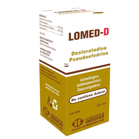LOMED D JARABE X 100 ML