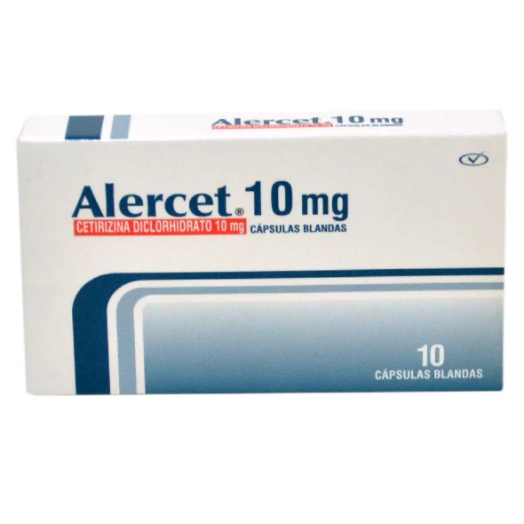 ALERCET 10mg X10caps blandas CETIRIZINA