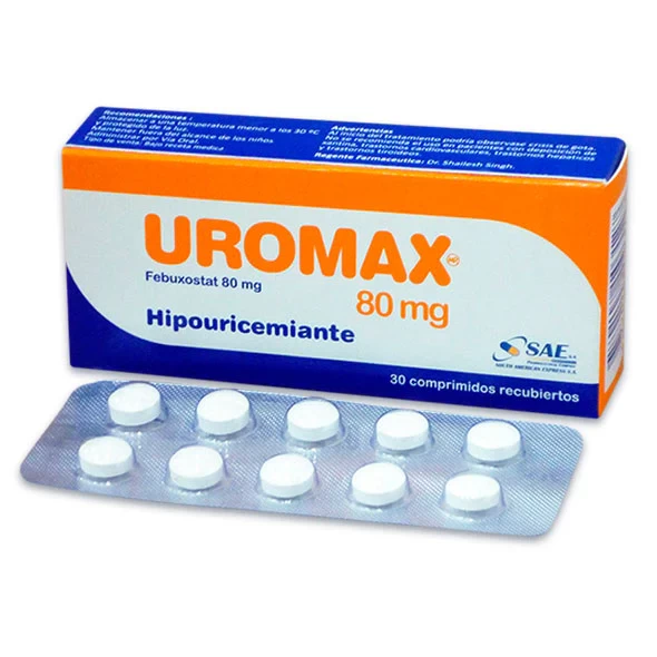 UROMAX 80 MG X 30 (FEBUXOSTAT)