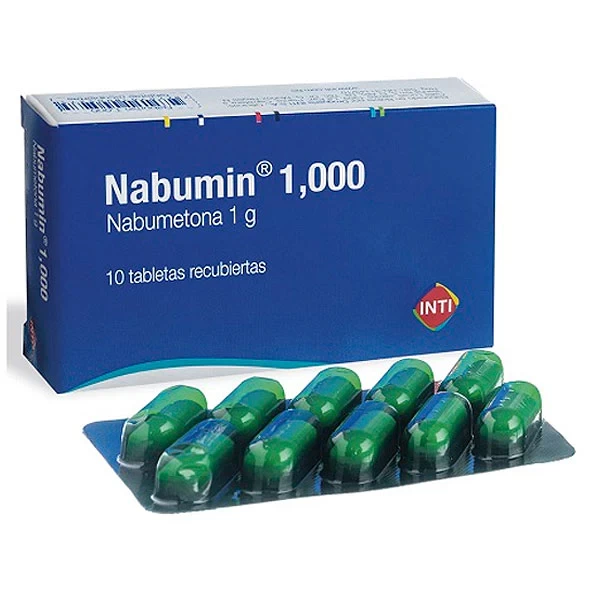 NABUMIN 1000 (nabumetona 1g)X 10tabs