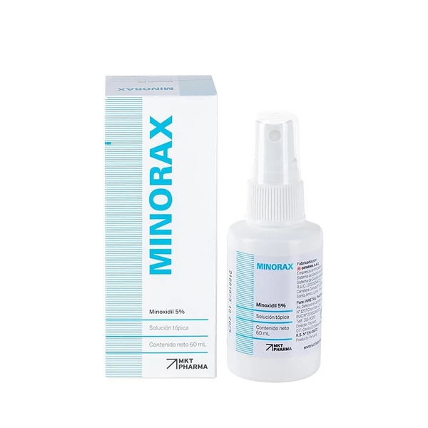 MINORAX ( MINOXIDIL 5% SOLUCION TOPICA X 60 ML ) REF. 0553