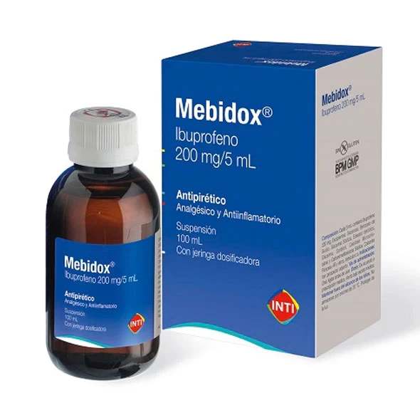 MEBIDOX SUSPENSION 100ml (IBUPROFENO 200 MG/5ml
