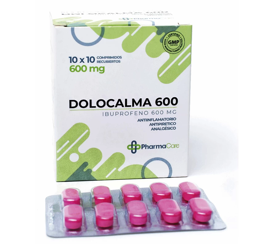DOLOCALMA 600 ( IBUPROFENO 400 MG X 100 COMP)